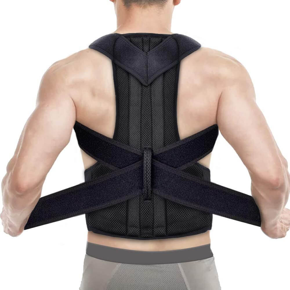 Gilet de maintien de la posture - Aide réglable à l’alignement du dos et des épaules pour un confort quotidien