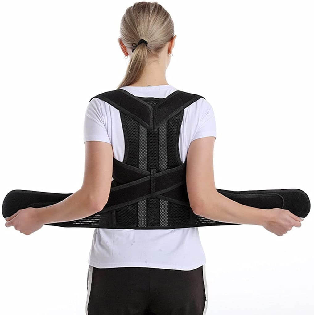 Gilet de maintien de la posture - Aide réglable à l’alignement du dos et des épaules pour un confort quotidien