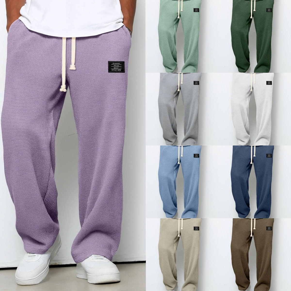 Soft Men’s Jogging Pants for Everyday Comfort – Relaxed Fit Sweatpants for Home, Gym and Casual Wear