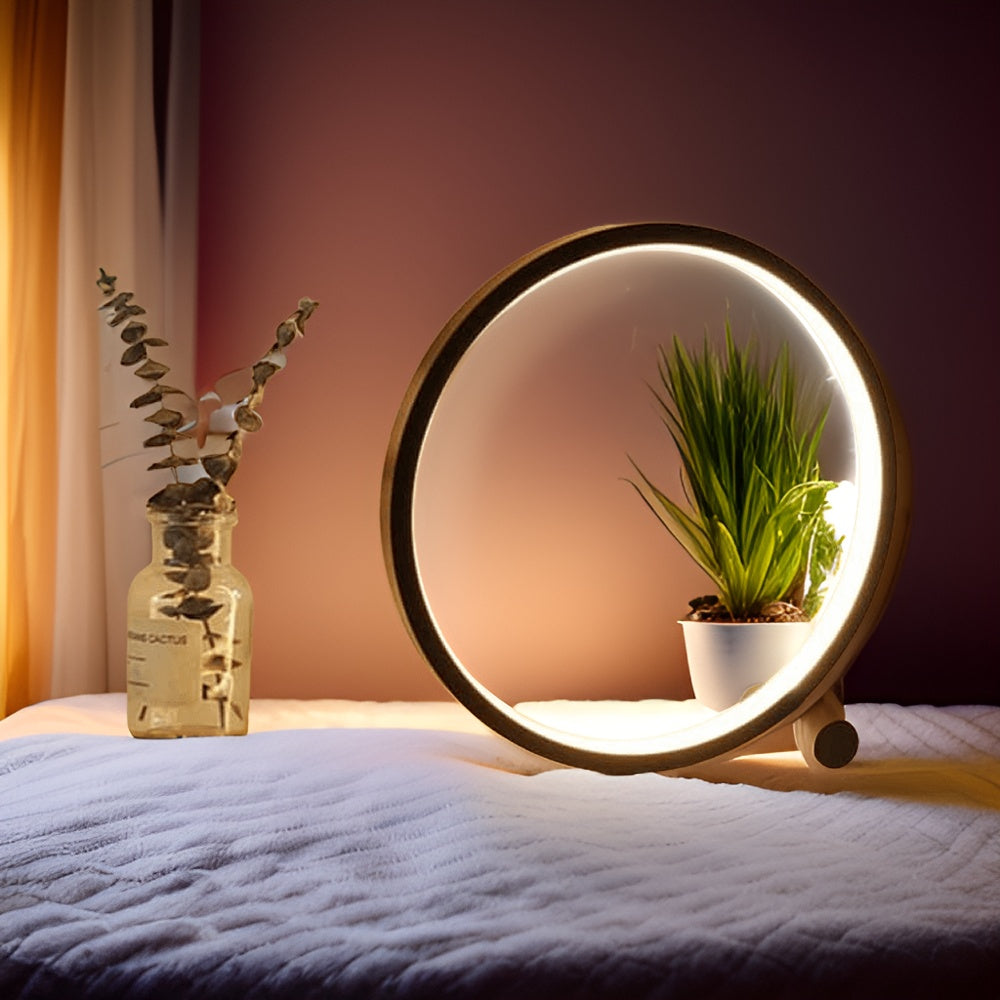 Moderne dimmbare Tischlampe für stimmungsvolle Beleuchtung – Einstellbare LED-Lampe für Schlafzimmer, Wohnzimmer und Wohndekoration