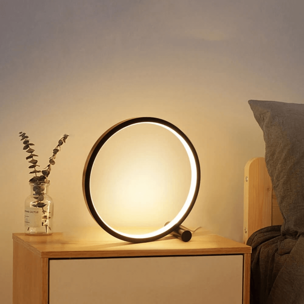 Lampada da tavolo moderna dimmerabile per l'illuminazione d'atmosfera – Lampada LED regolabile per camera da letto, soggiorno e arredamento della casa