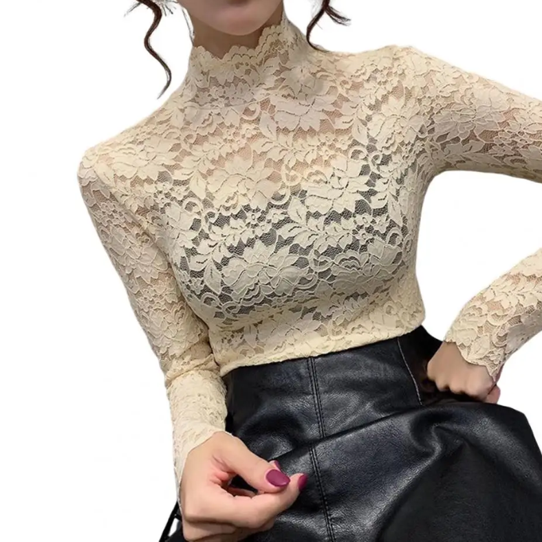 Blouse élégante en dentelle