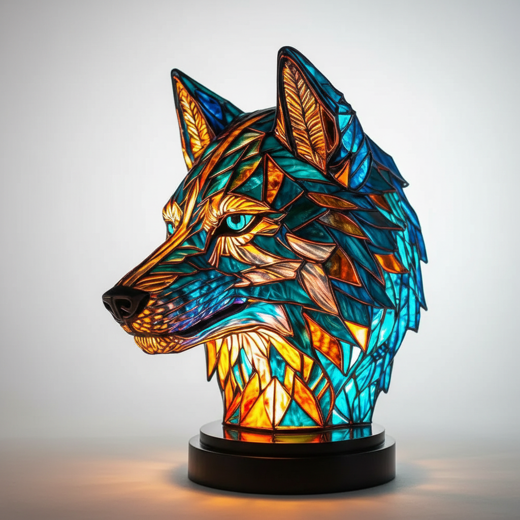 Lampe de table artistique en forme d'animal pour la décoration intérieure – Éclairage d'ambiance décoratif pour le salon, la chambre et les espaces créatifs