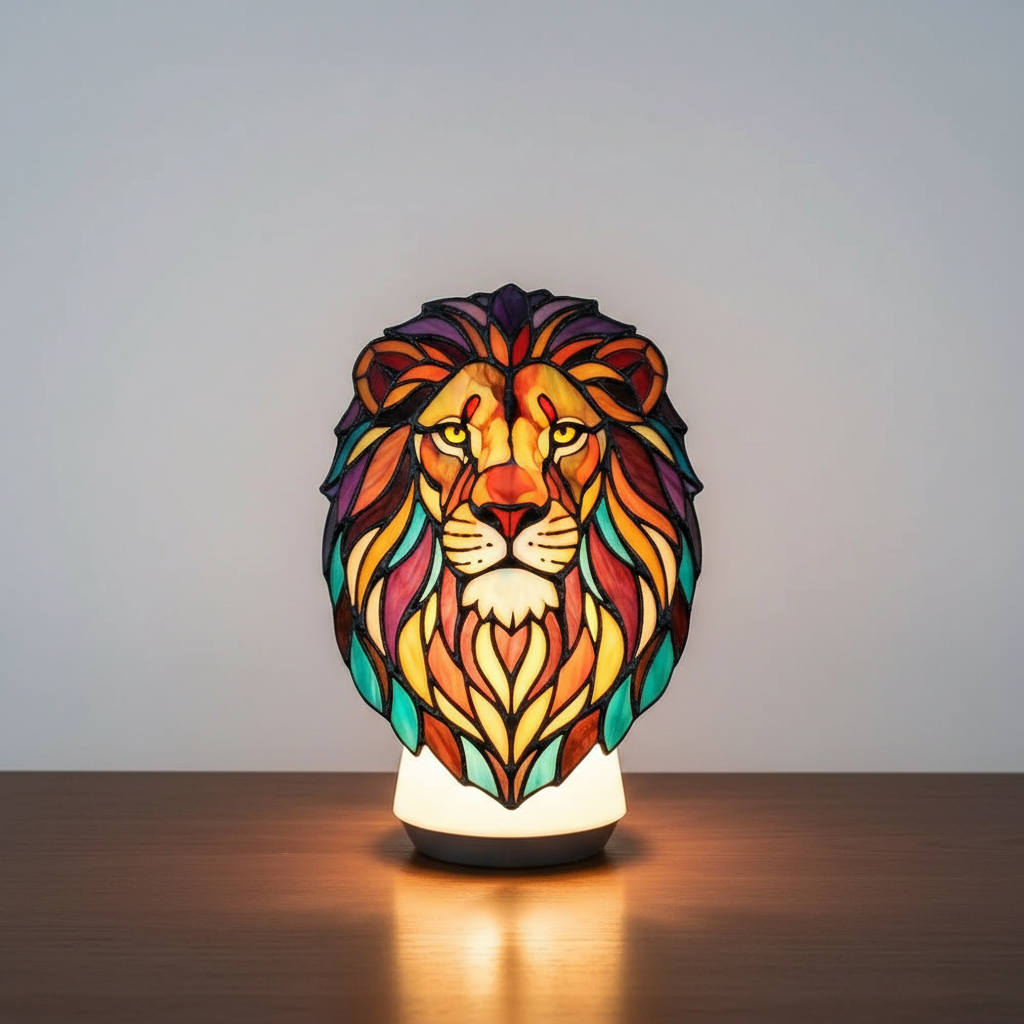 Lampe de table artistique en forme d'animal pour la décoration intérieure – Éclairage d'ambiance décoratif pour le salon, la chambre et les espaces créatifs