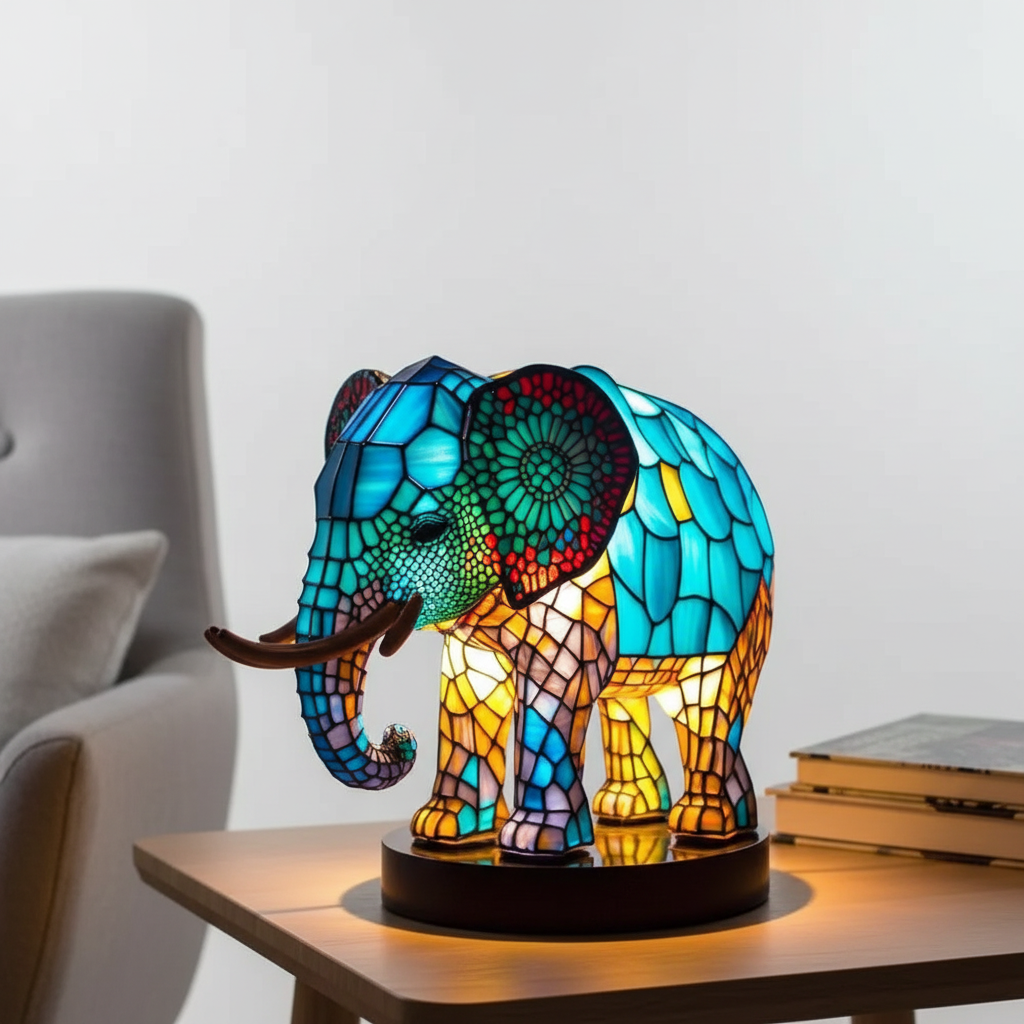 Lampe de table artistique en forme d'animal pour la décoration intérieure – Éclairage d'ambiance décoratif pour le salon, la chambre et les espaces créatifs