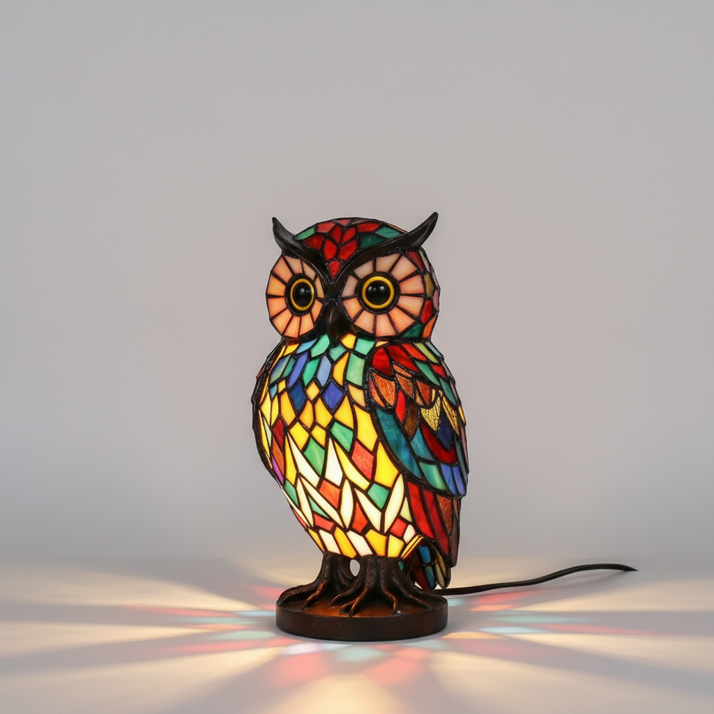 Lampada da tavolo artistica a forma di animale per arredare la casa – Illuminazione d'ambiente decorativa per soggiorno, camera da letto e spazi creativi