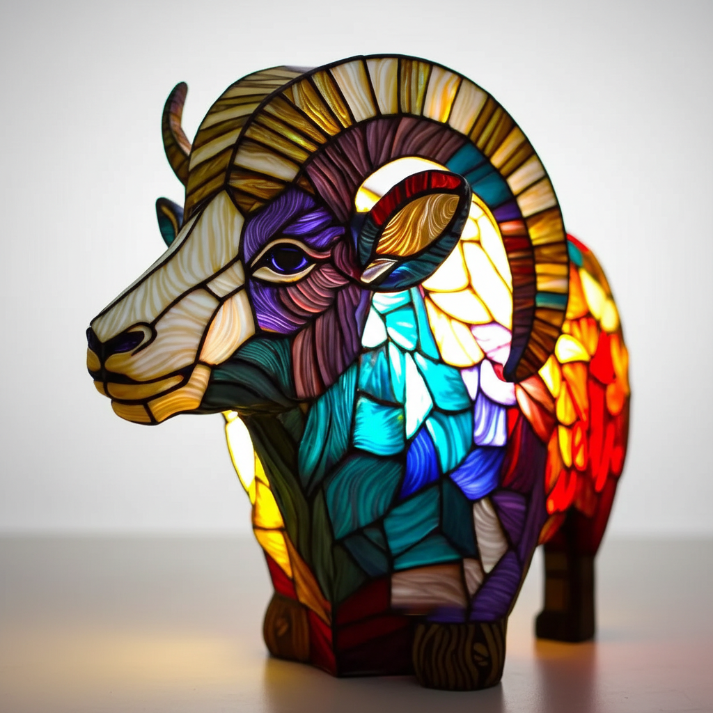 Lampada da tavolo artistica a forma di animale per arredare la casa – Illuminazione d'ambiente decorativa per soggiorno, camera da letto e spazi creativi