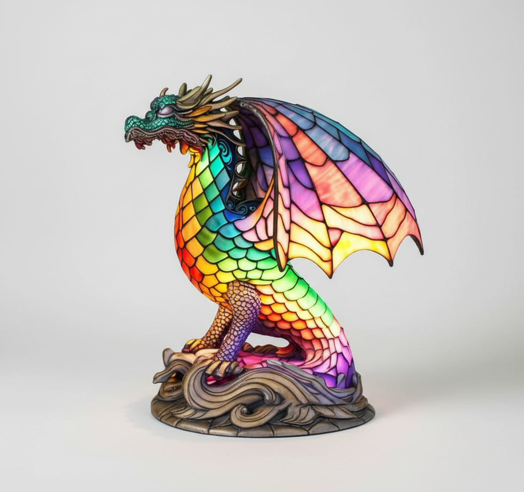 Lampada da tavolo artistica a forma di animale per arredare la casa – Illuminazione d'ambiente decorativa per soggiorno, camera da letto e spazi creativi