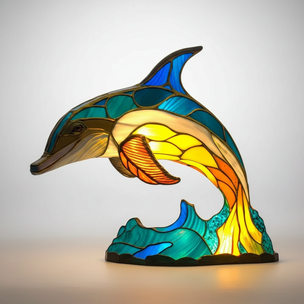 Lampe de table artistique en forme d'animal pour la décoration intérieure – Éclairage d'ambiance décoratif pour le salon, la chambre et les espaces créatifs