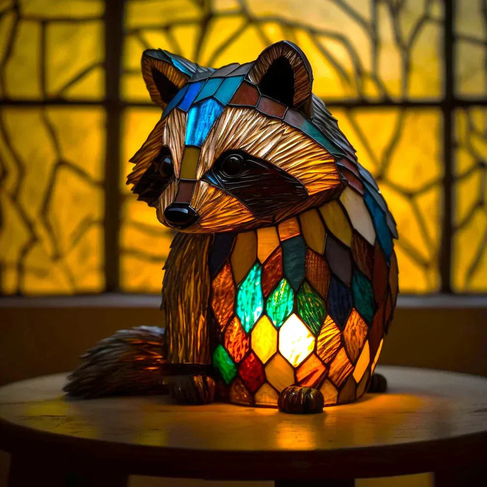 Lampe de table artistique en forme d'animal pour la décoration intérieure – Éclairage d'ambiance décoratif pour le salon, la chambre et les espaces créatifs