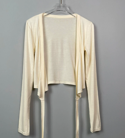 Pilates-Top mit Wickelfront – Leichtes, atmungsaktives Langarmshirt mit V-Ausschnitt für alltäglichen Komfort