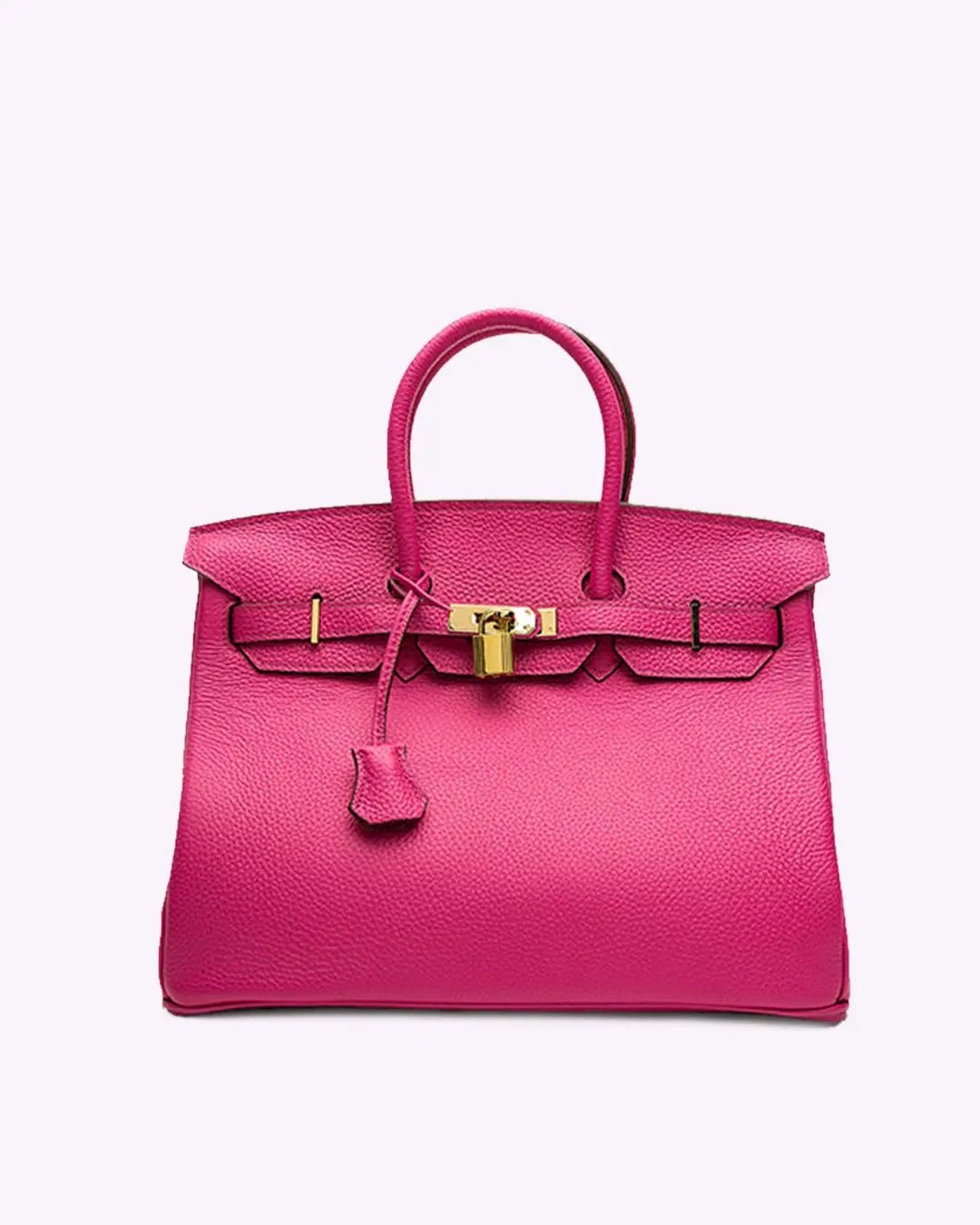 Sac à main élégant en cuir pour femme avec fermeture chic