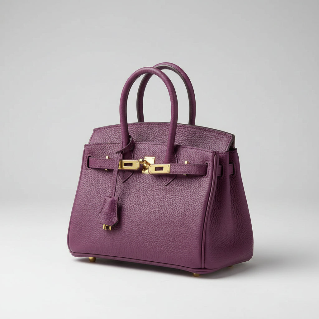 Sac à main élégant en cuir pour femme avec fermeture chic