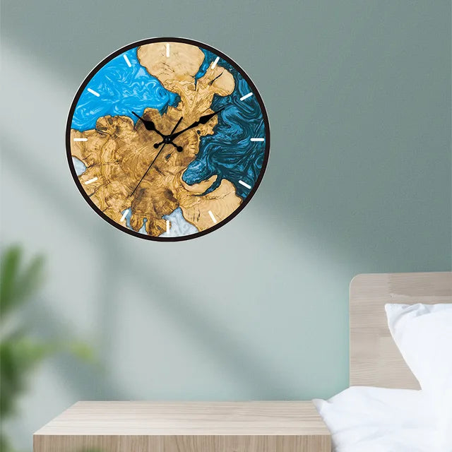 Transparente Wanduhr für moderne Wohndekoration – Minimalistische geräuschlose Uhr für Wohnzimmer und Büro
