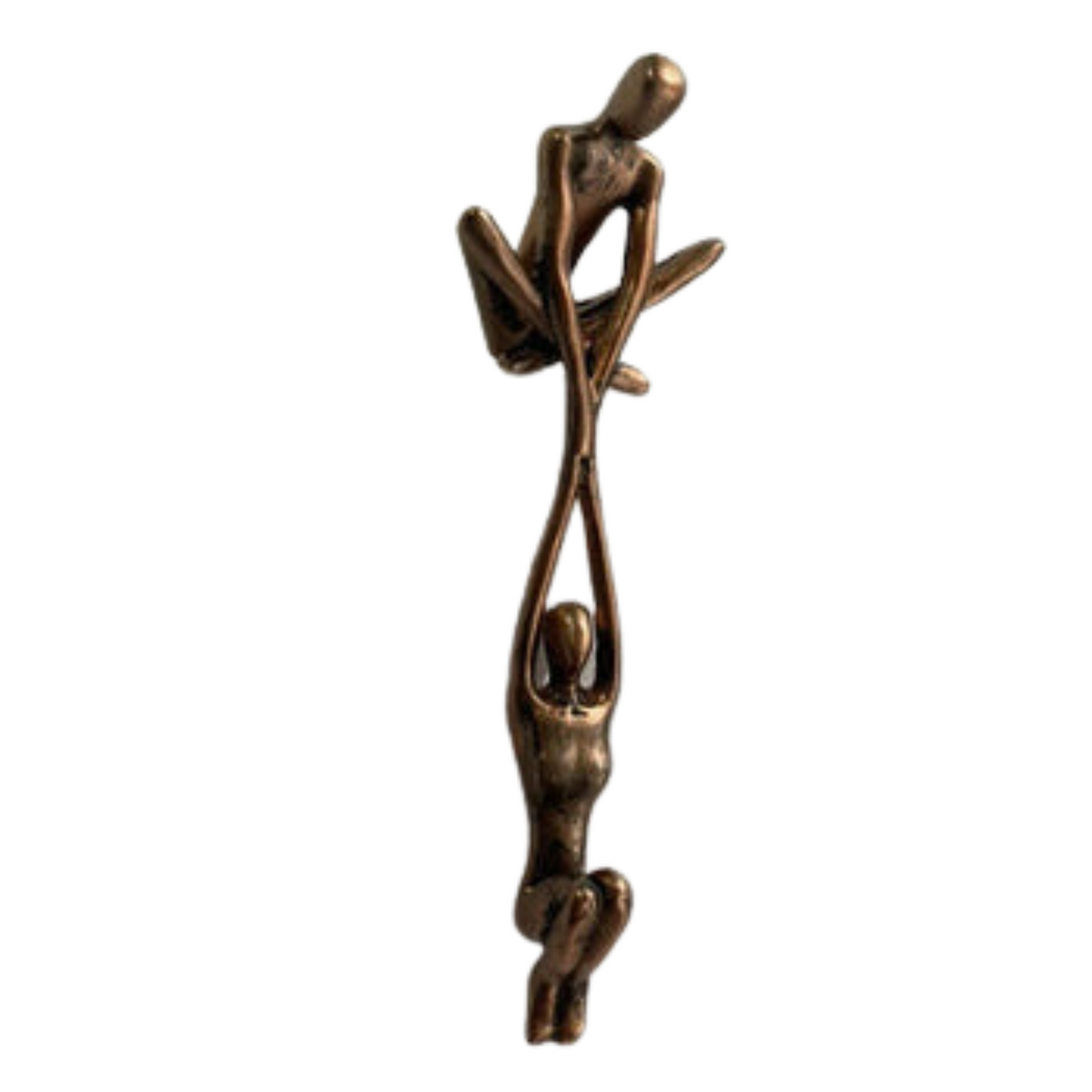 Skulptur ewiger Liebe und Stärke – Moderne Harzfigur für die Wohndekoration | Symbolisches Ornament und Geschenkstück