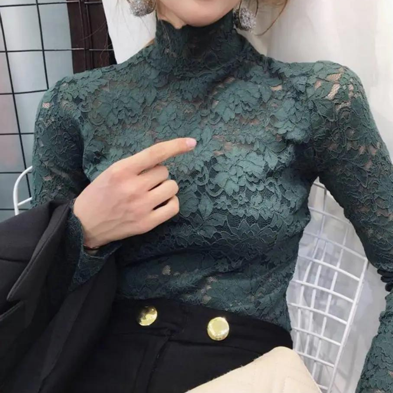 Blouse élégante en dentelle