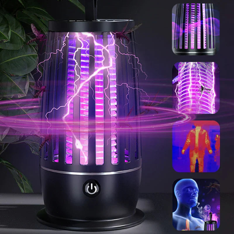 Piège à insectes à lumière UV pour l’intérieur et l’extérieur - Dispositif efficace de lutte contre les insectes pour la maison, le jardin et les espaces de vie