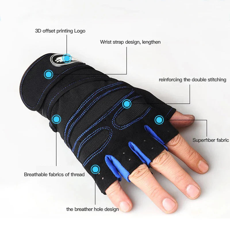 Gants de sport résistants aux chocs pour l’entraînement et l’haltérophilie – Gants de fitness offrant maintien et protection pour une meilleure prise et des performances optimales