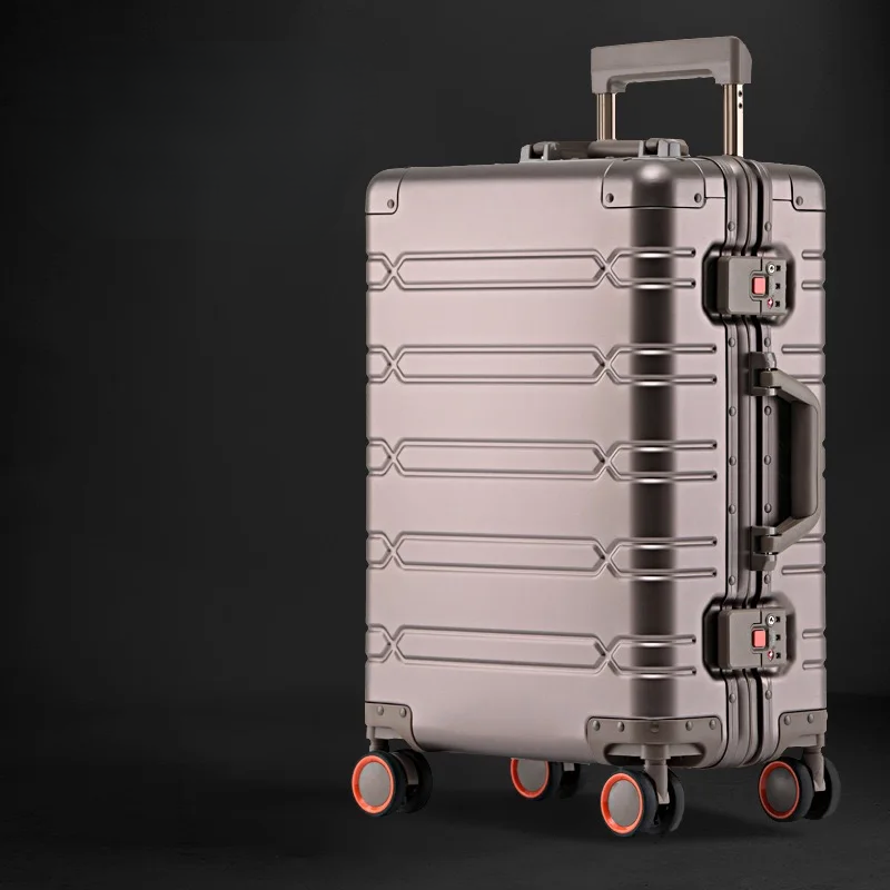 Luxembourg Aluminum Hard Shell Suitcase for Travel and Business