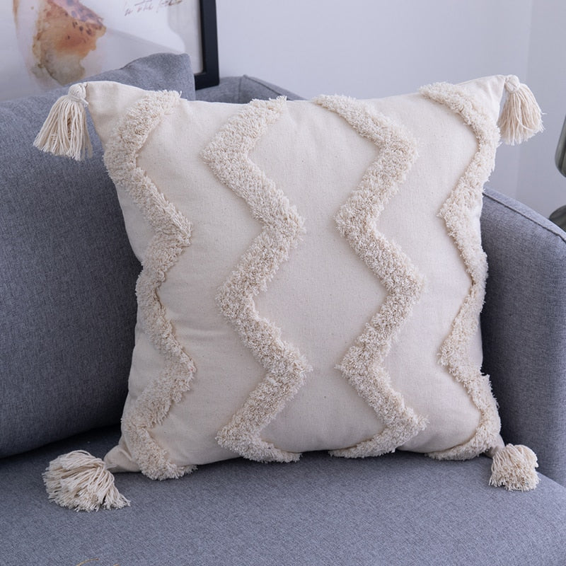 Housses de coussin bohèmes pour la décoration intérieure – Housses de coussin décoratives pour le salon, la chambre et les intérieurs douillets