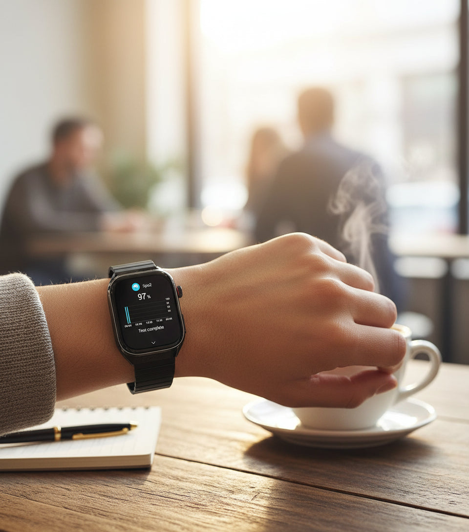 Smart Health & Activity Watch – Advanced Wellness Tracking with 2.04-Inch AMOLED Display