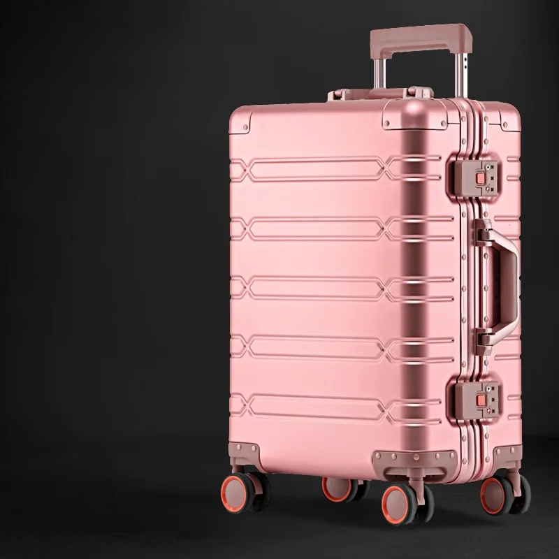 Luxembourg Aluminum Hard Shell Suitcase for Travel and Business
