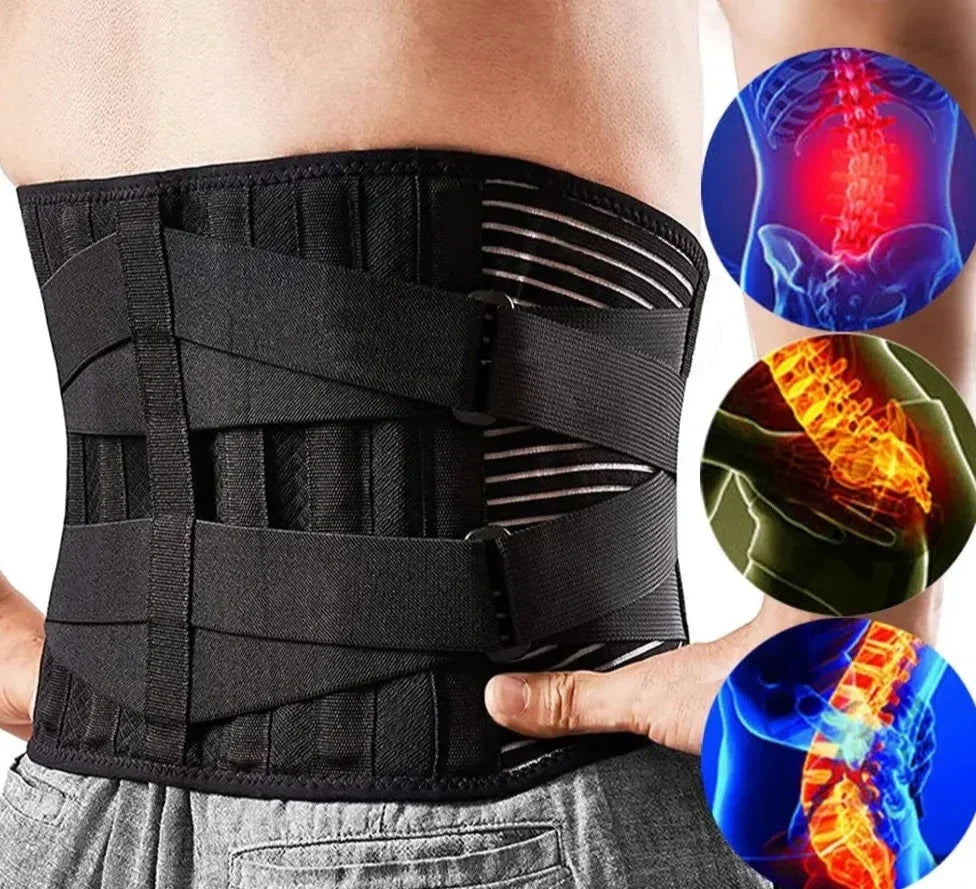 Verstellbarer Rückenstützgurt für täglichen Komfort - Ergonomische Taillenstütze für Arbeit, Fitness und alltägliche Aktivitäten