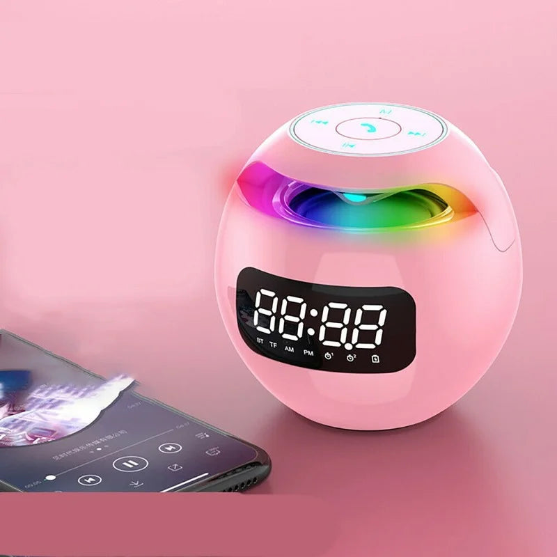 Multifunktions-Lautsprecher-Wecker für das Schlafzimmer – Digitaluhr mit Bluetooth-Audio, Wecker und Nachtanzeige