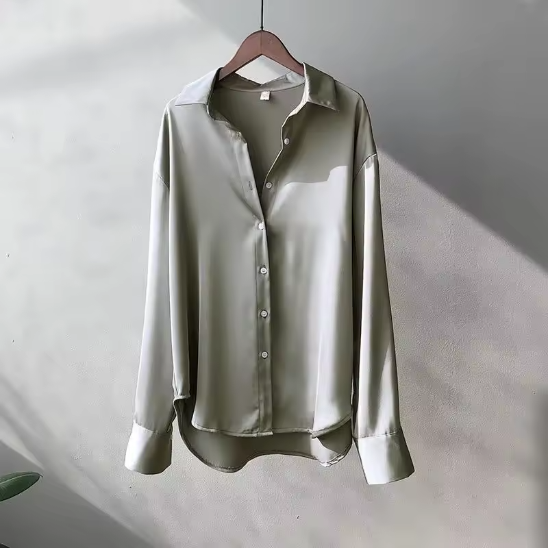 JADE - Stylish Silk Summer Blouse