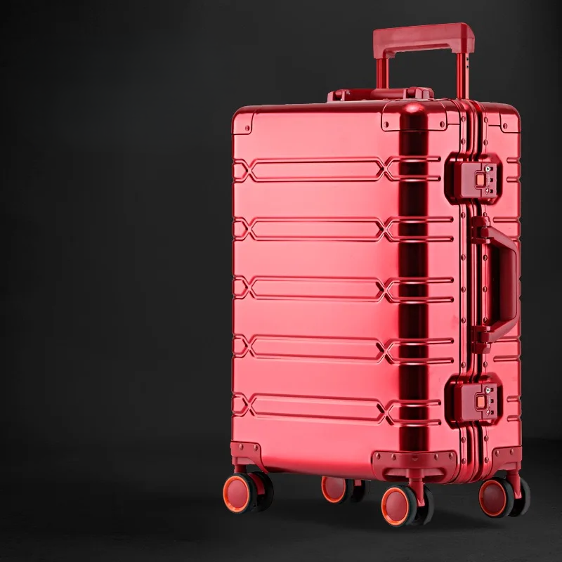 Luxembourg Aluminum Hard Shell Suitcase for Travel and Business