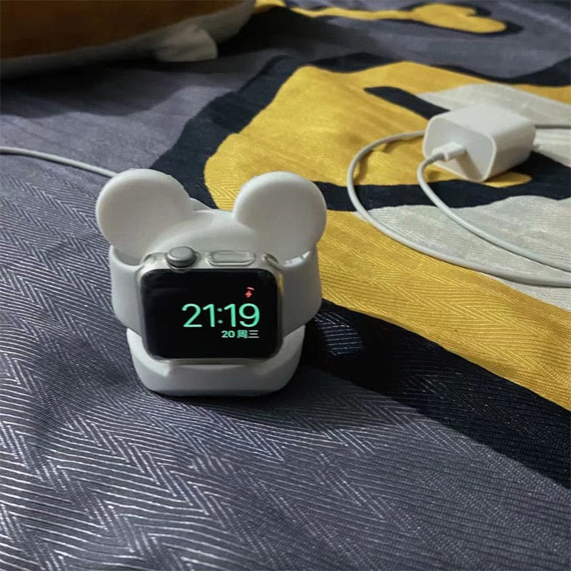 Support de recharge magnétique pour montre connectée – Station de recharge de bureau élégante au design décoratif moderne