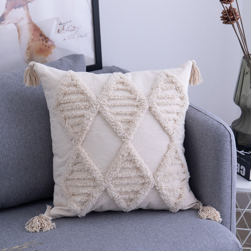 Housses de coussin bohèmes pour la décoration intérieure – Housses de coussin décoratives pour le salon, la chambre et les intérieurs douillets