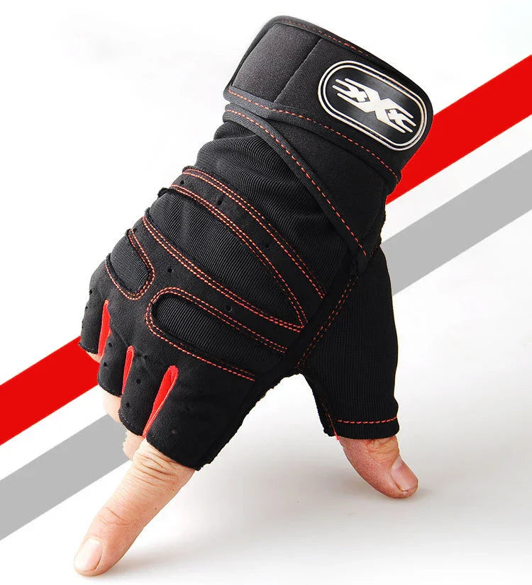 Stoßfeste Fitnesshandschuhe für Training und Gewichtheben – Stützende Fitnesshandschuhe für Grip, Schutz und Trainingsleistung