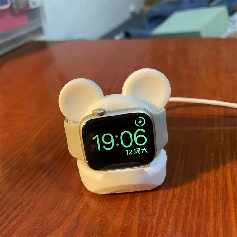 Support de recharge magnétique pour montre connectée – Station de recharge de bureau élégante au design décoratif moderne