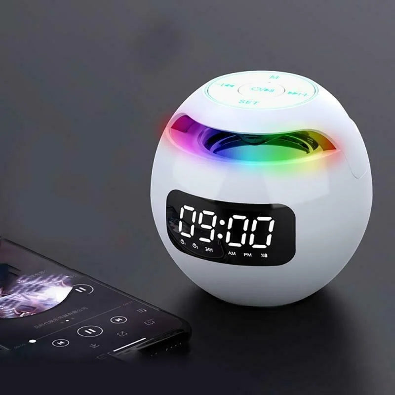 Multifunktions-Lautsprecher-Wecker für das Schlafzimmer – Digitaluhr mit Bluetooth-Audio, Wecker und Nachtanzeige