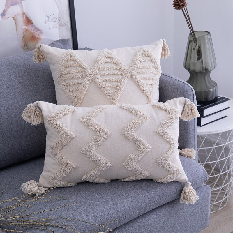 Housses de coussin bohèmes pour la décoration intérieure – Housses de coussin décoratives pour le salon, la chambre et les intérieurs douillets