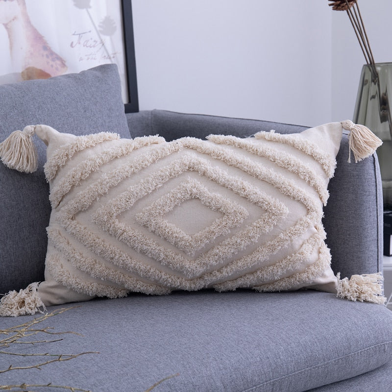 Housses de coussin bohèmes pour la décoration intérieure – Housses de coussin décoratives pour le salon, la chambre et les intérieurs douillets