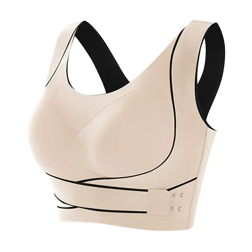 Adjustable Sports Bra with Secure Closure – Supportive Activewear Bra for Training, Fitness and Everyday Workouts