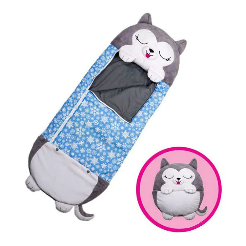 Animal-Shaped Foldable Sleeping Bag for Kids – Snoozi