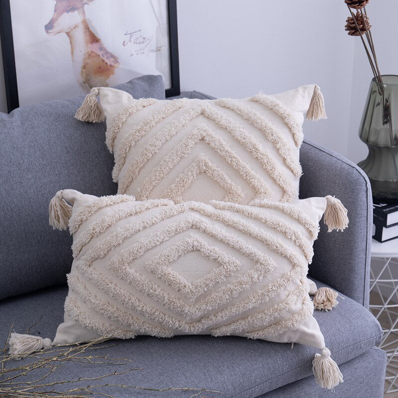 Housses de coussin bohèmes pour la décoration intérieure – Housses de coussin décoratives pour le salon, la chambre et les intérieurs douillets