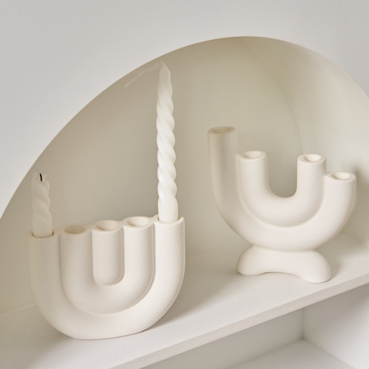 Lustre décoratif avec porte-bougies – Suspension artistique pour le salon, la salle à manger et la décoration intérieure
