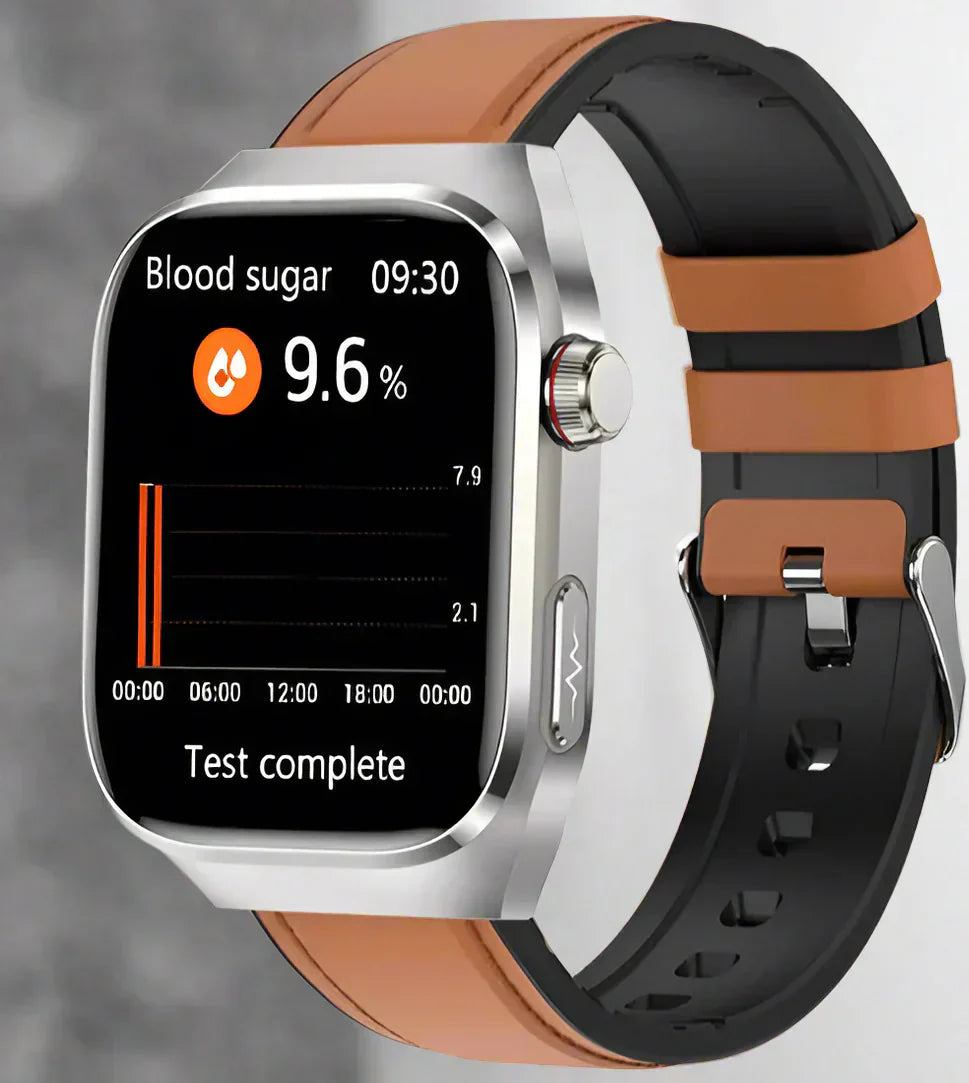 Smart Health & Activity Watch – Advanced Wellness Tracking with 2.04-Inch AMOLED Display