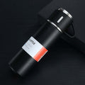 Portable Insulated Thermos Flask – 12-Hour Temperature Retention with Cup-Style Lid