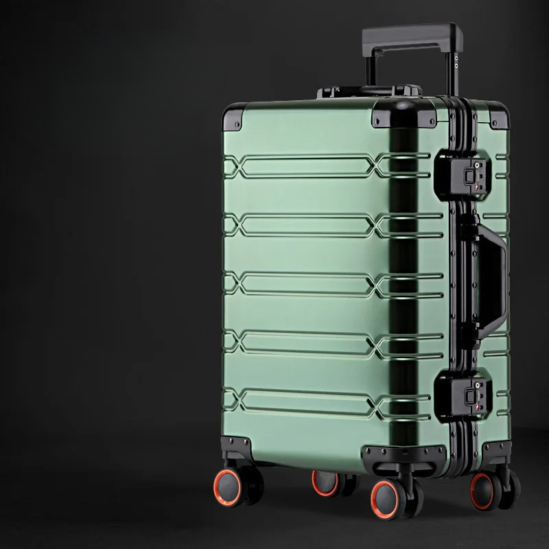 Luxembourg Aluminum Hard Shell Suitcase for Travel and Business