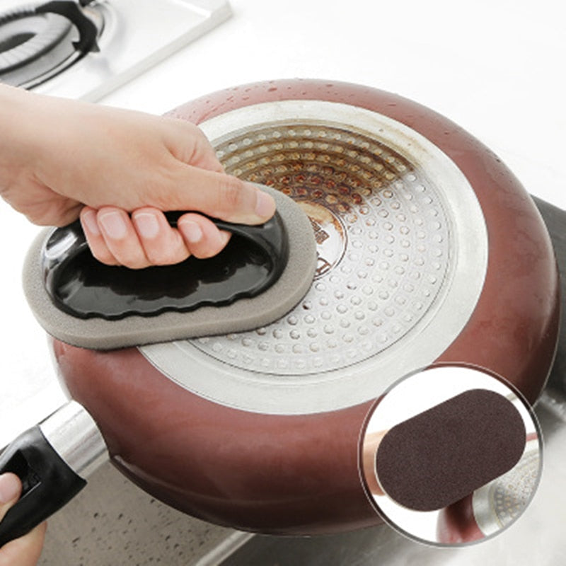 Éponge de nettoyage ultra-durable pour un nettoyage en profondeur – Tampon à récurer robuste pour la cuisine, la salle de bains et la maison