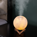 Purificador de aire con humidificador y efecto de luz lunar – Dispositivo de doble función para purificar el aire y crear una iluminación ambiental