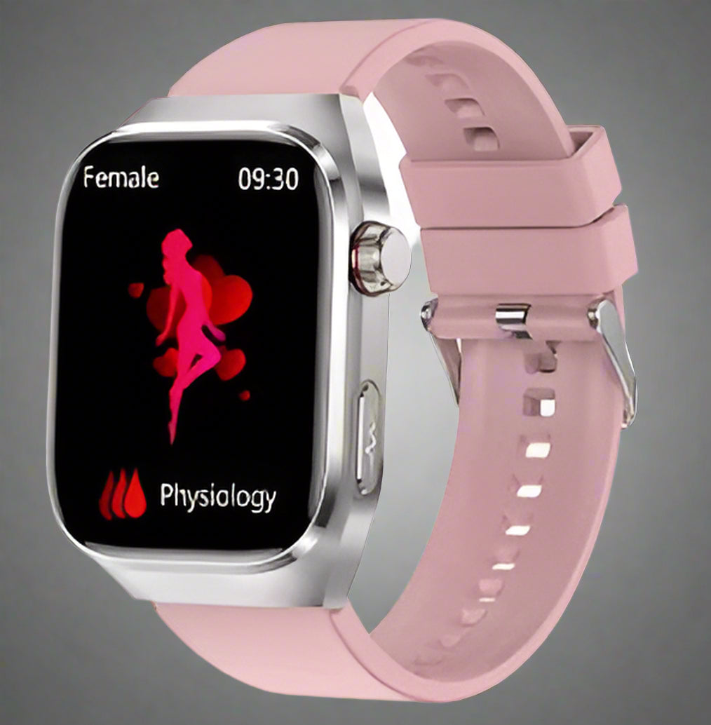Smart Health & Activity Watch – Advanced Wellness Tracking with 2.04-Inch AMOLED Display