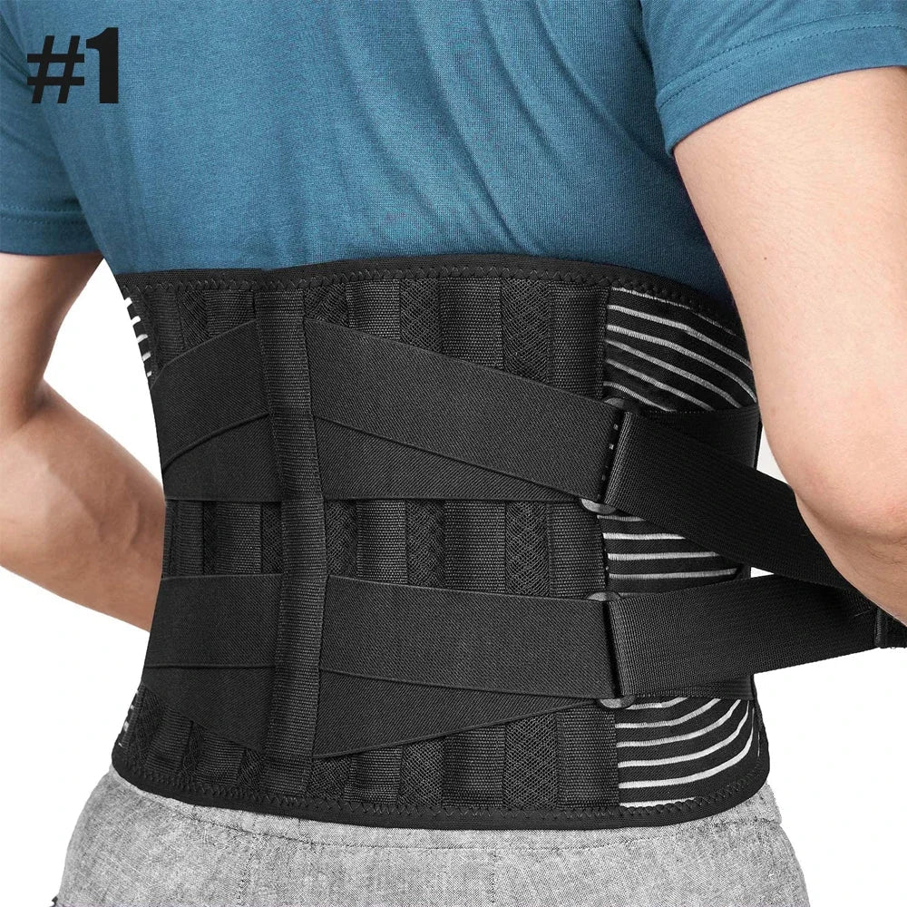 Verstellbarer Rückenstützgurt für täglichen Komfort - Ergonomische Taillenstütze für Arbeit, Fitness und alltägliche Aktivitäten