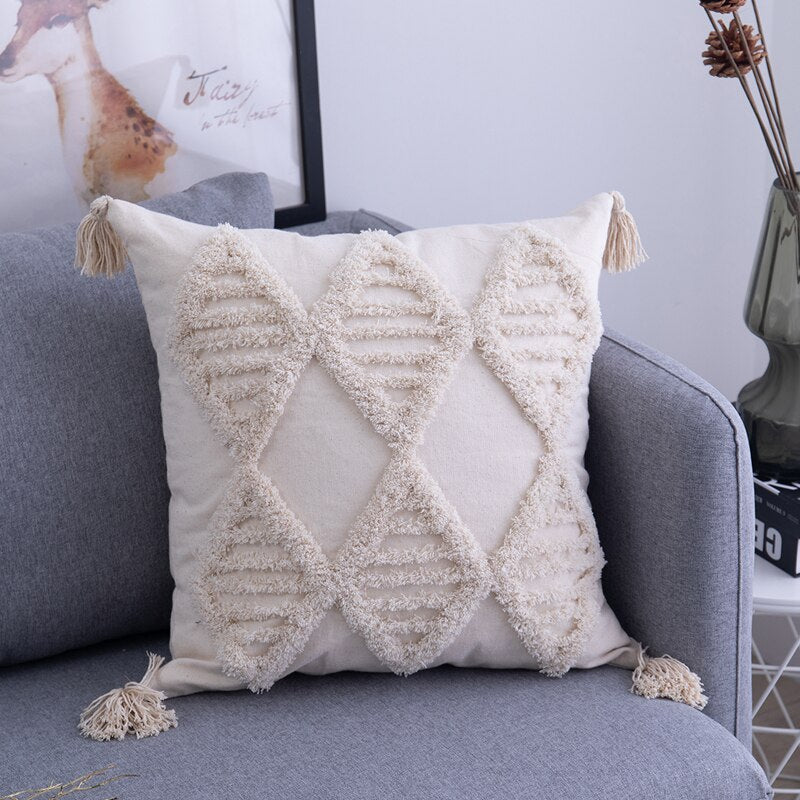 Housses de coussin bohèmes pour la décoration intérieure – Housses de coussin décoratives pour le salon, la chambre et les intérieurs douillets