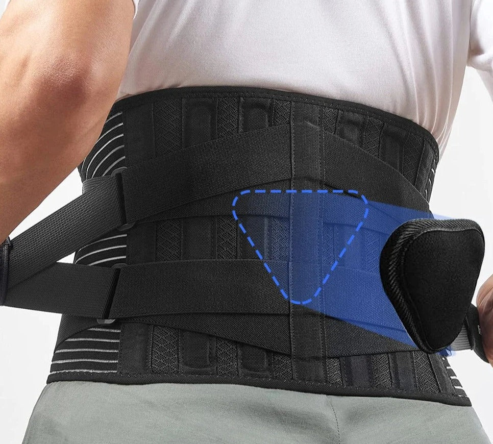 Verstellbarer Rückenstützgurt für täglichen Komfort - Ergonomische Taillenstütze für Arbeit, Fitness und alltägliche Aktivitäten